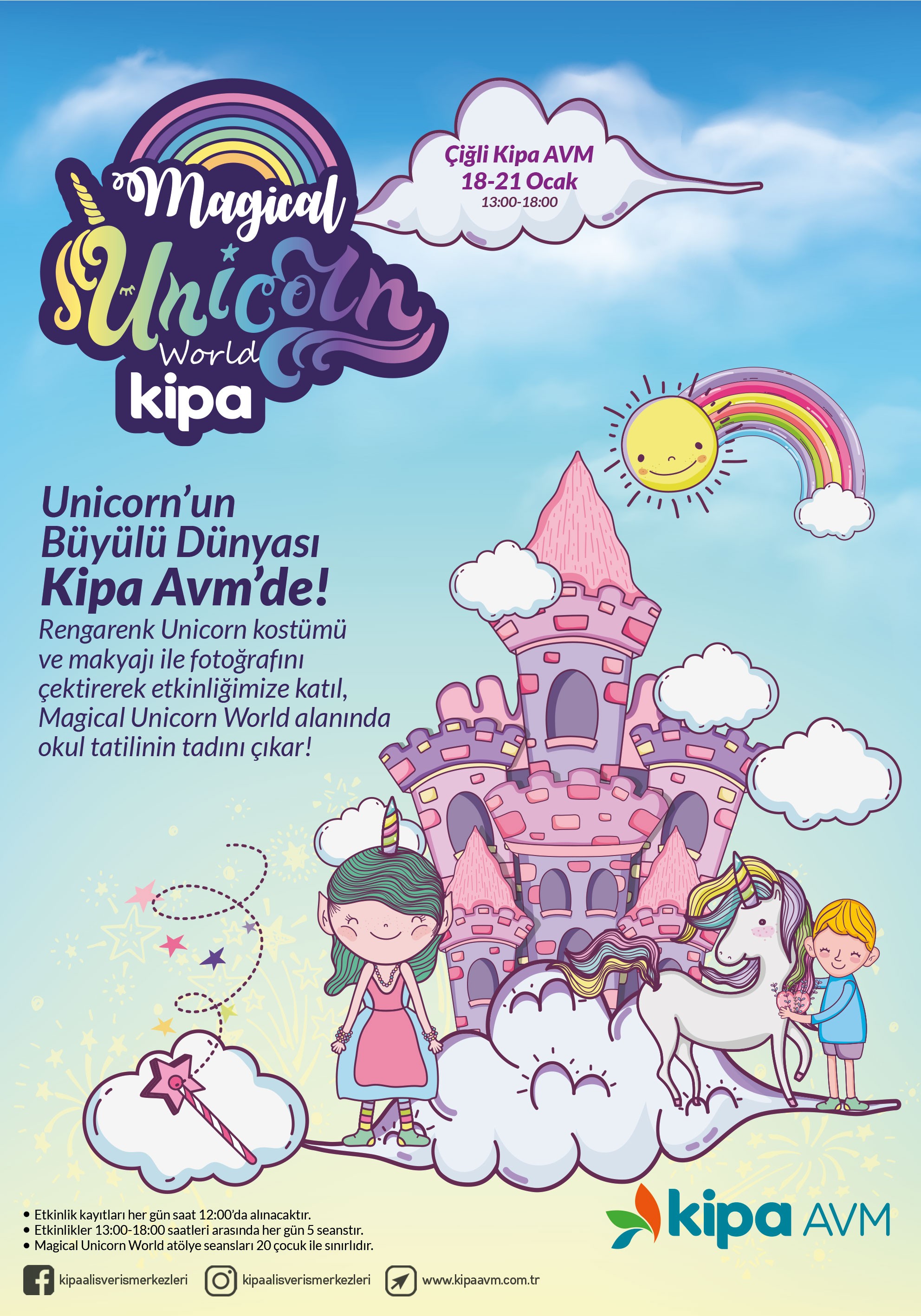 Magical Unicorn World Çiğli Kipa AVM'de!